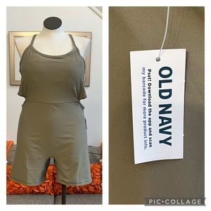❣️🆕Old Navy PowerSoft Cutout-Waist Bodysuit for Women -- 6-inch inseam❣️